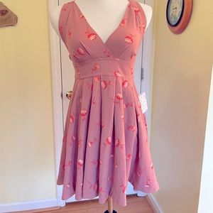 NWOT Free People Pink Floral Dress
